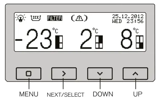 caple CAFF60 Six Compartment Professional Fridge Freezer - figure 2
