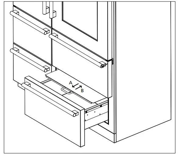 caple CAFF60 Six Compartment Professional Fridge Freezer - figure 7