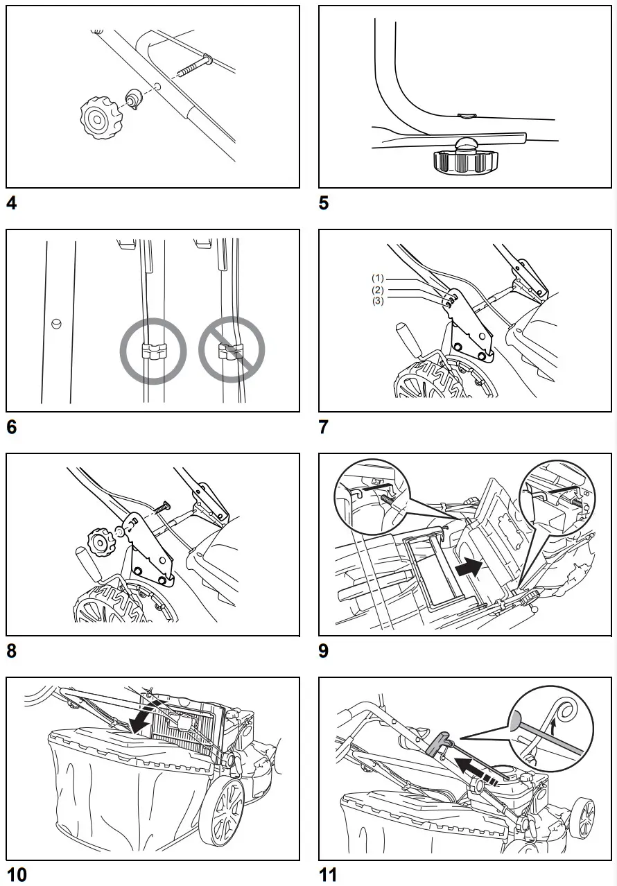 makita PLM5600N2 Petrol Lawn Mower - figure 2