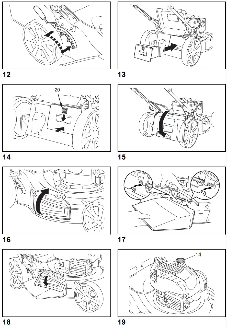 makita PLM5600N2 Petrol Lawn Mower - figure 3
