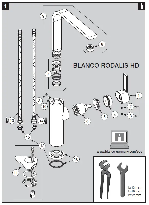 BLANCO-523125-Rodalis-Kitchen-Tap-Fitting-Chrome-fig2