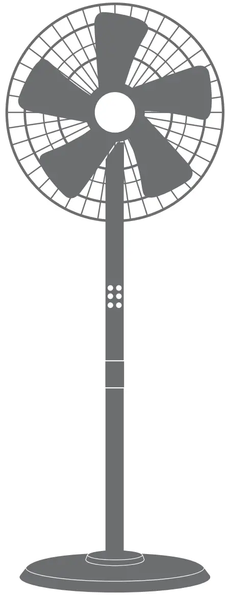 Inventor FS403W 50W Stand Fan 40cm Diameter