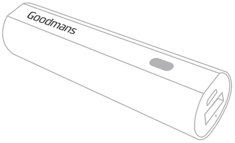 Goodmans 2500mAh Portable Charge -