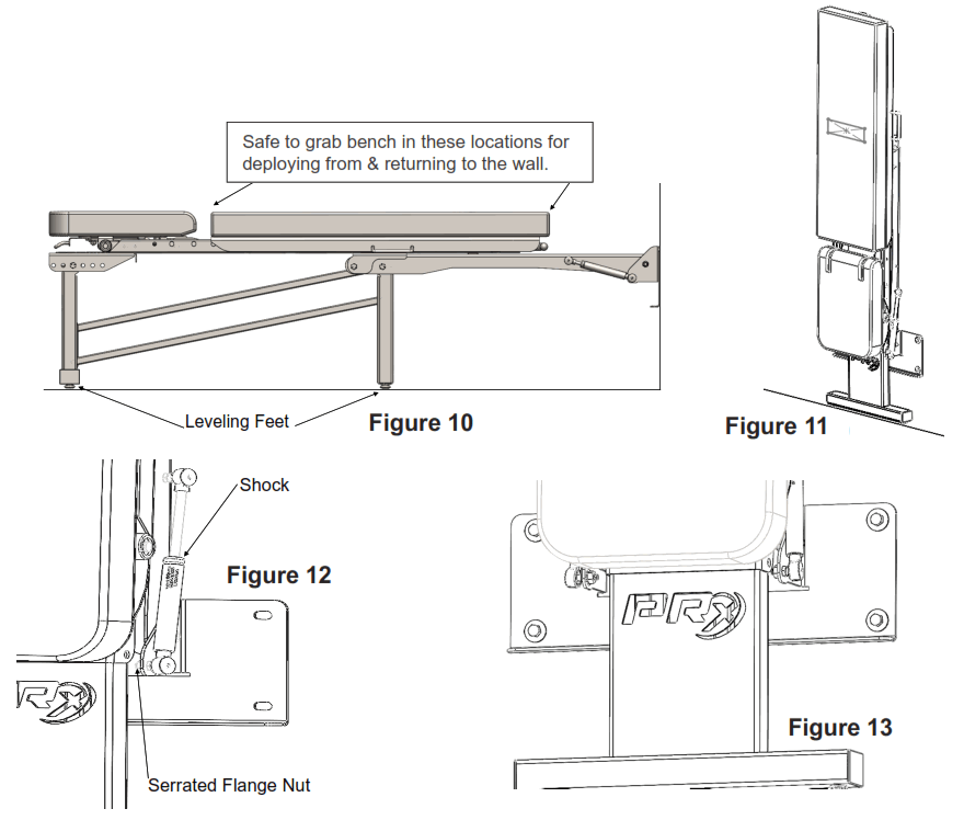 PRx PERFORMANCE Incline Folding Bench - Figure 10