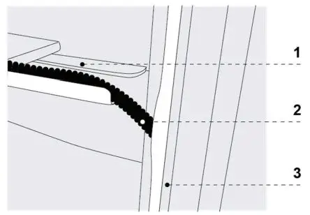 IGLOO JMRGGP Series Pastry Display Cases Instruction Manual - Figure 3 Hook height regulation