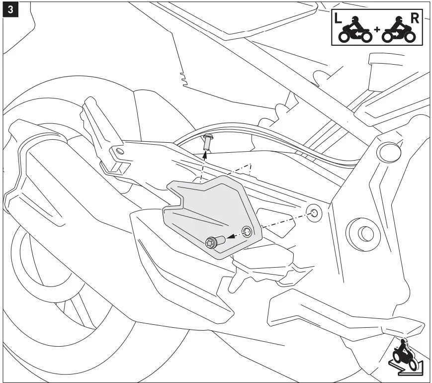 SW-MOTECH BC.HTA.07.740.31100 Pro Blaze H Saddlebag Set for BMW F900R or F900XR 5