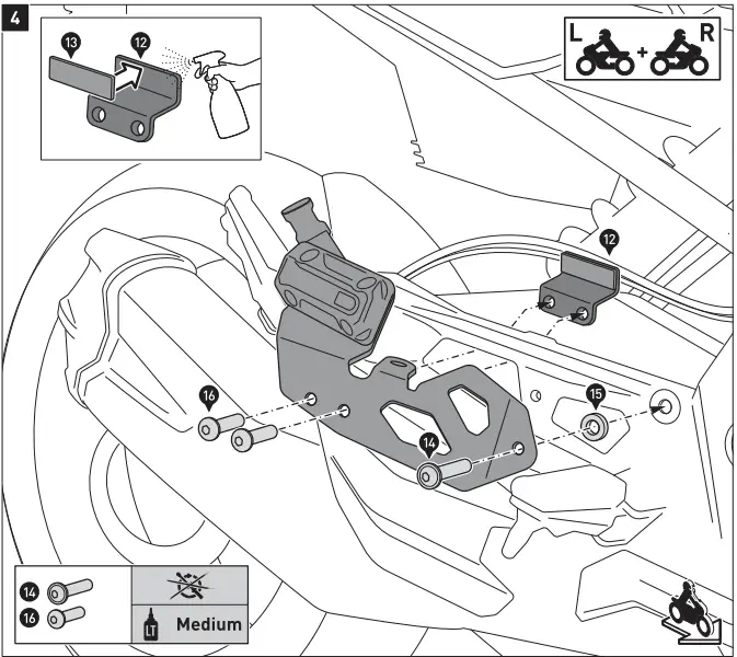 SW-MOTECH BC.HTA.07.740.31100 Pro Blaze H Saddlebag Set for BMW F900R or F900XR 6