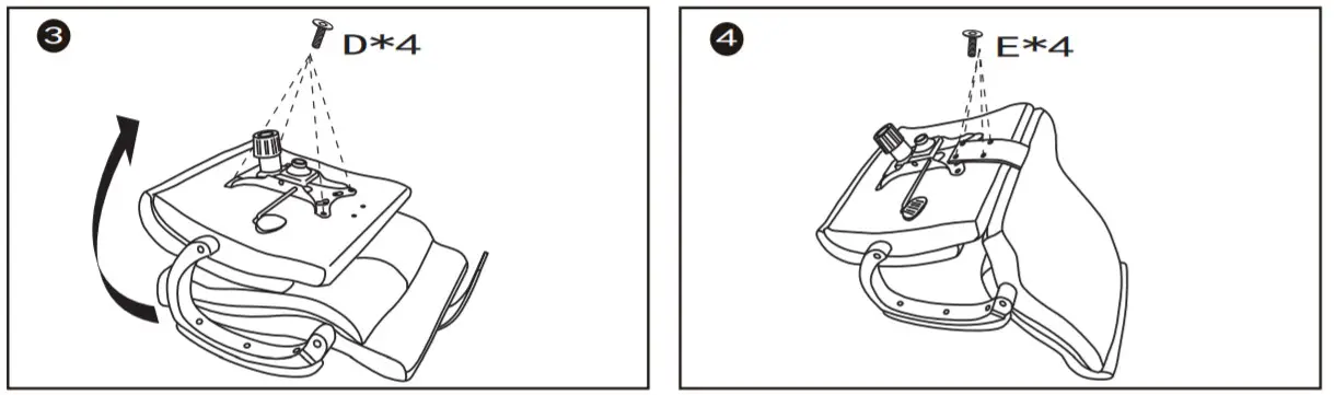 dams Catania Leather Faced Managers Chair -assembly 2