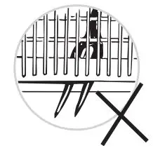 FIG 21 Do not let any item extend through bottom