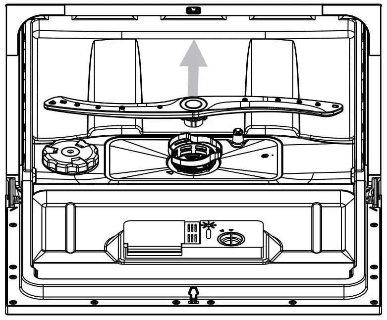 FIG 27 Cleaning the Spray Arms