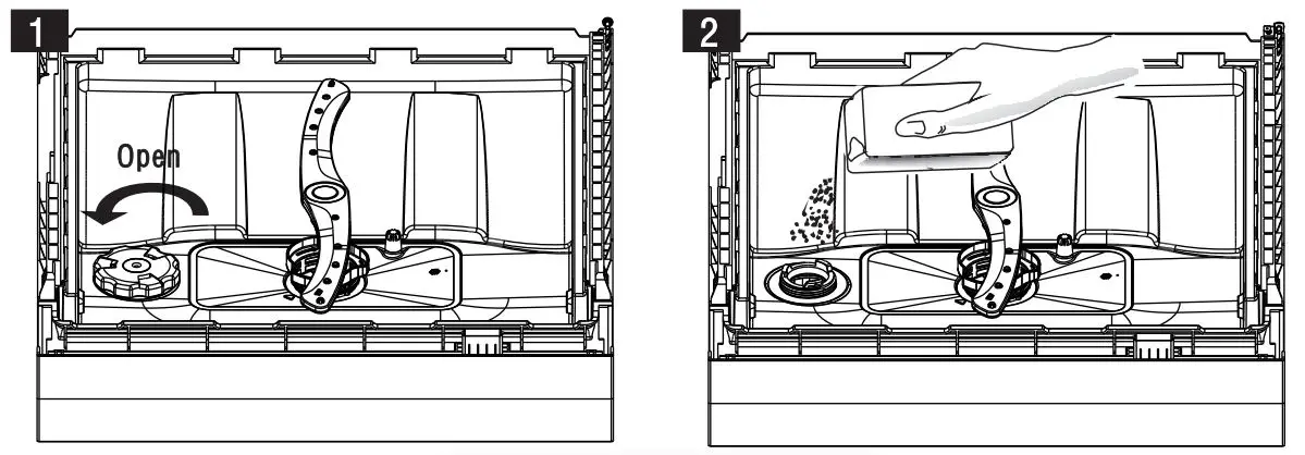 FIG 7 Loading the Salt Into the Softener