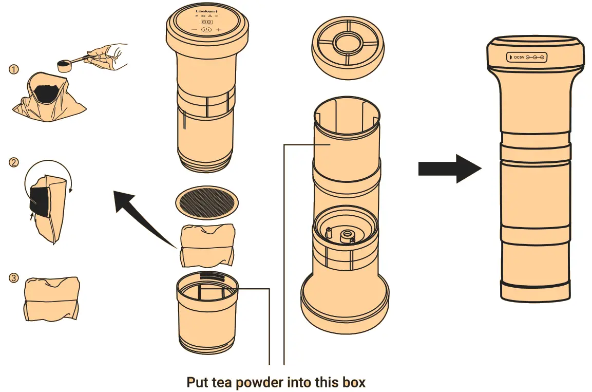 Laekerrt UC002 Cold Brew Coffee Maker - fig 7