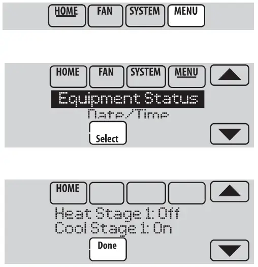 Equipment status