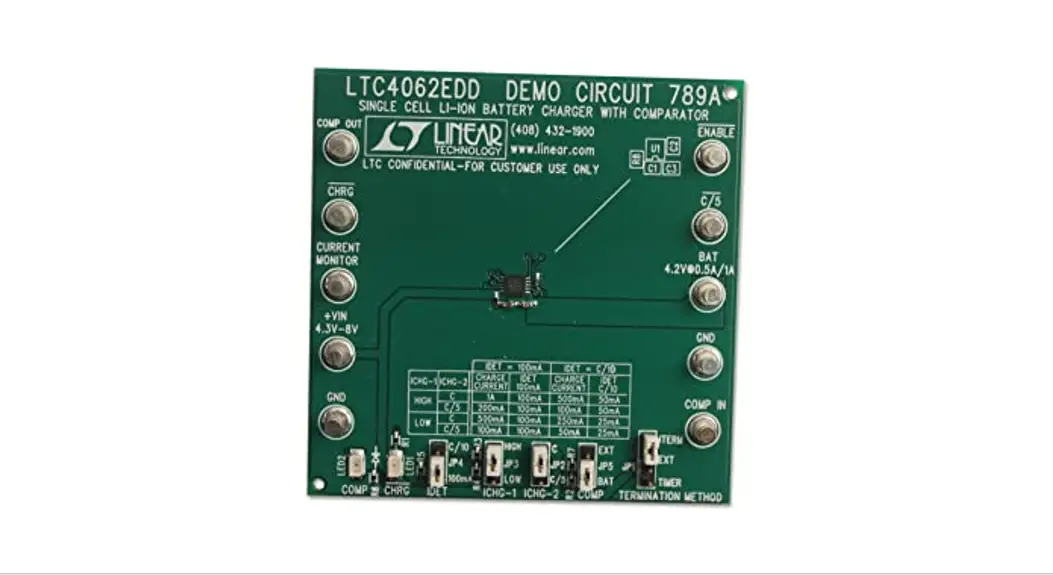 Linear Technology Ltc4007 Demonstration Circuit 498 3 And 4 Cell Li Ion Battery Charger Board User Guide