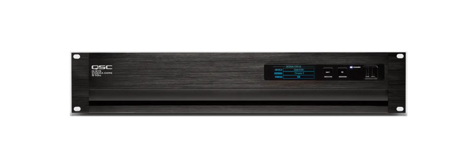 Q-sys Core 110f Unified Core Processor Instruction Manual