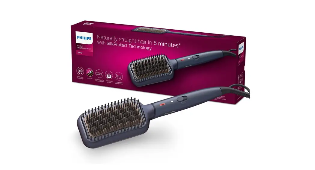 Philips Bhh885 Stylecare Essential Heated Straightening Brush User Manual