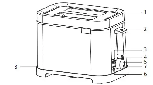 brabantia-D2-2GY-Dark-Gray-Toaster-FIG-1