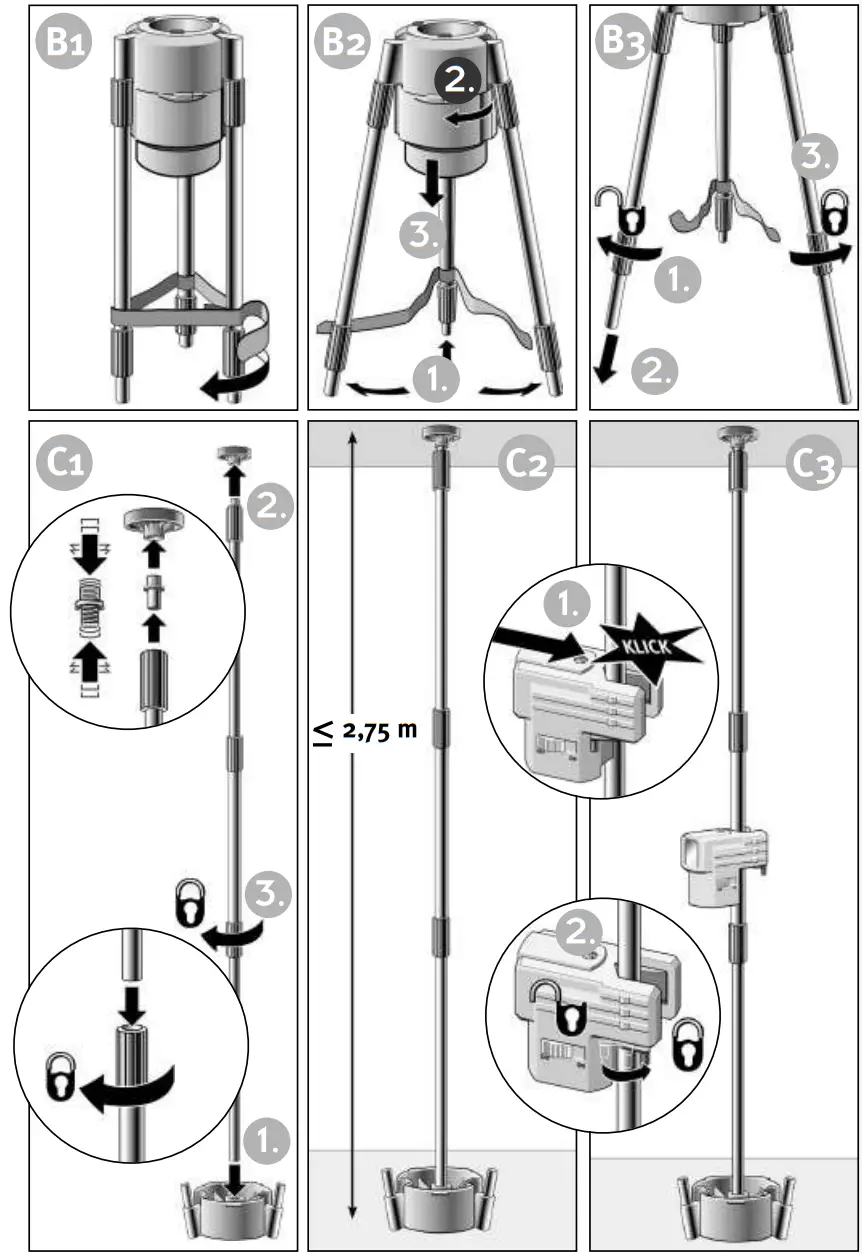 STABILA LAX50 Cross Line Laser - fig