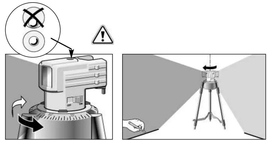 STABILA LAX50 Cross Line Laser - scale