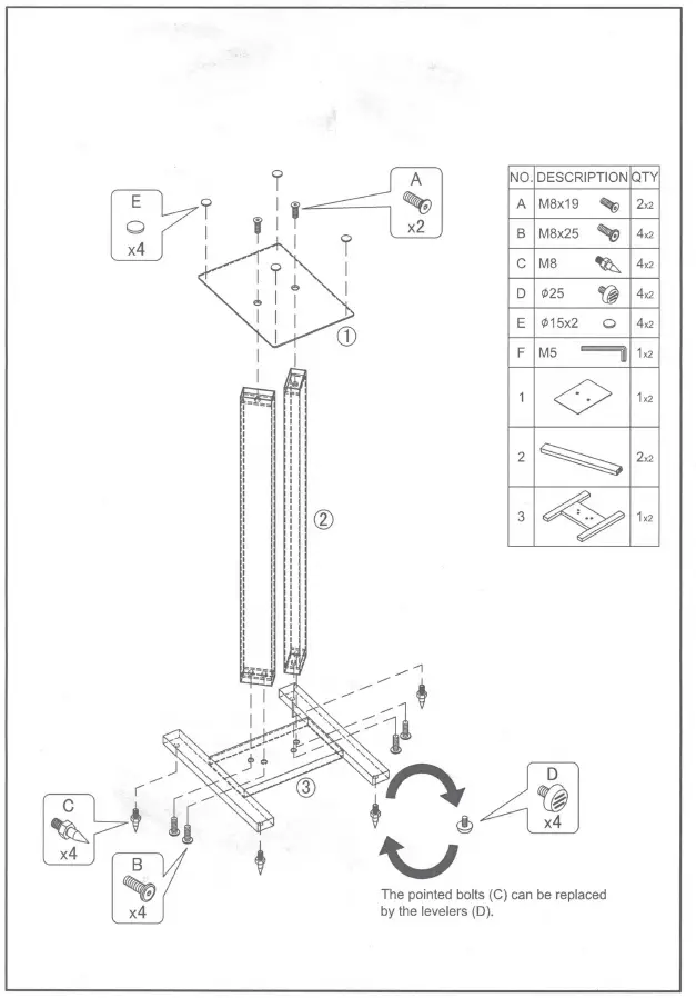 ELAC LS20 Bookshelf Speaker Stands fig 3