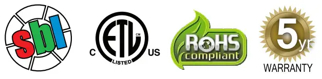 superbrightleds FLCU x30 110 FLCU Series High Watt LED Flood Lights - Warrenty icon