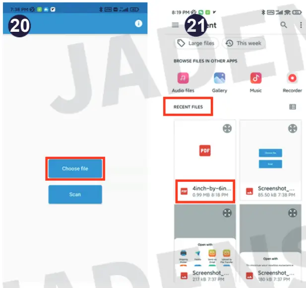 JADENS JD168BT Thermal Shipping Label Printer-fig12