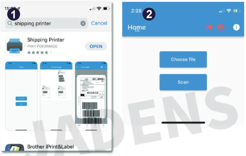 JADENS JD168BT Thermal Shipping Label Printer-fig3