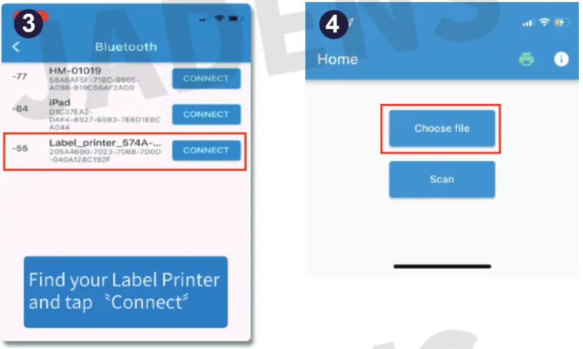 JADENS JD168BT Thermal Shipping Label Printer-fig4