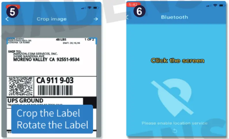 JADENS JD168BT Thermal Shipping Label Printer-fig5