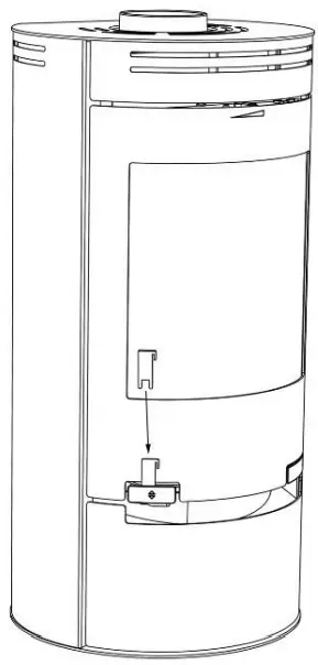 Aduro 11 Wood Stove with Integrated Grip - FIG 6