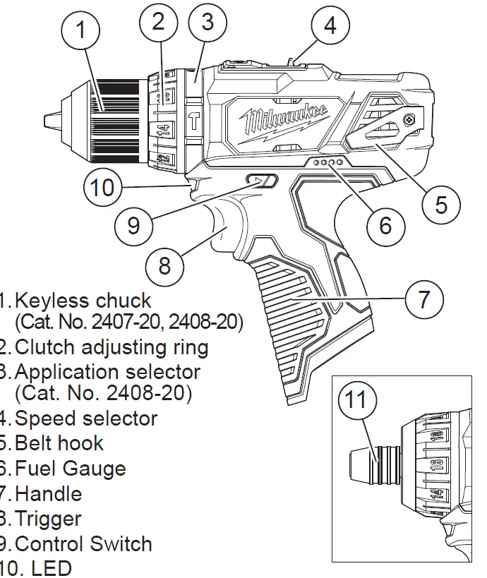 milwaukee 2406-20 M12 Li-Ion Cordless Power Tool Set 2