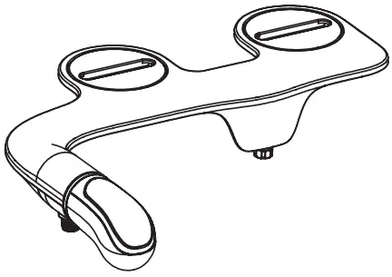 BEMIS A06303TWA Personal Wash Bidet - Fig 1