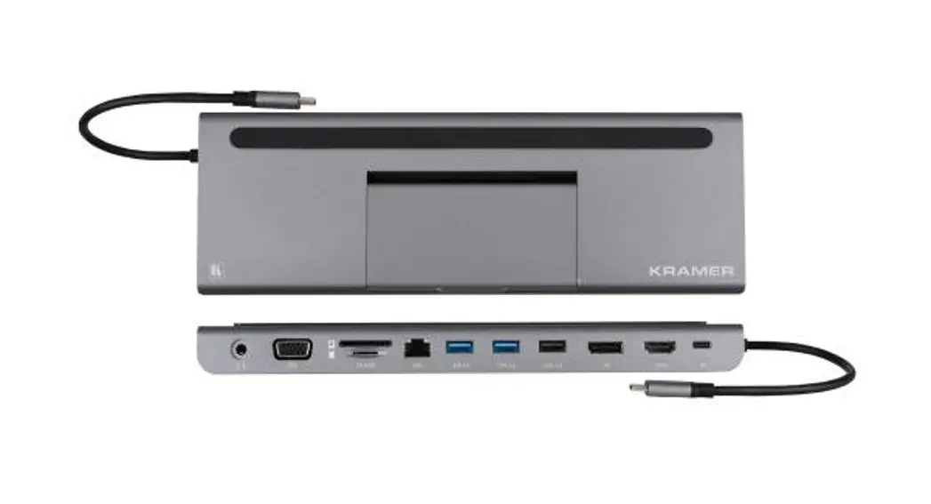 Kramer Kdock-6 Usb-c 8-in-1 Docking And Laptop Stand Instruction Manual Kramer Kdock-6 Usb-c 8-in-1 Docking And Laptop Stand Instruction Manual