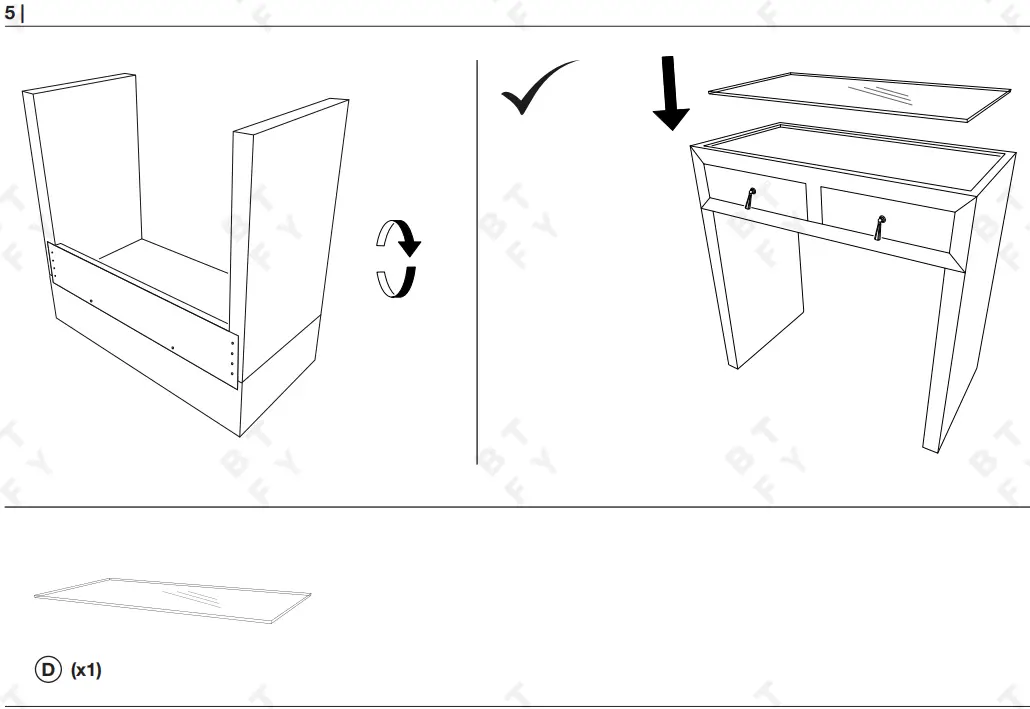 VonHaus-4000087-Quilted-Dressing-Table-FIG-8