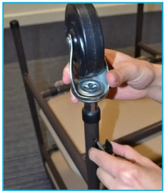 NRS Healthcare N85146 Home Helper Trolley Fitting Castors