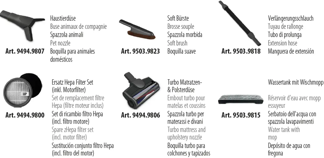 Trisa 9503.59, 9503.41 Upright Vacuum Cleaner 02