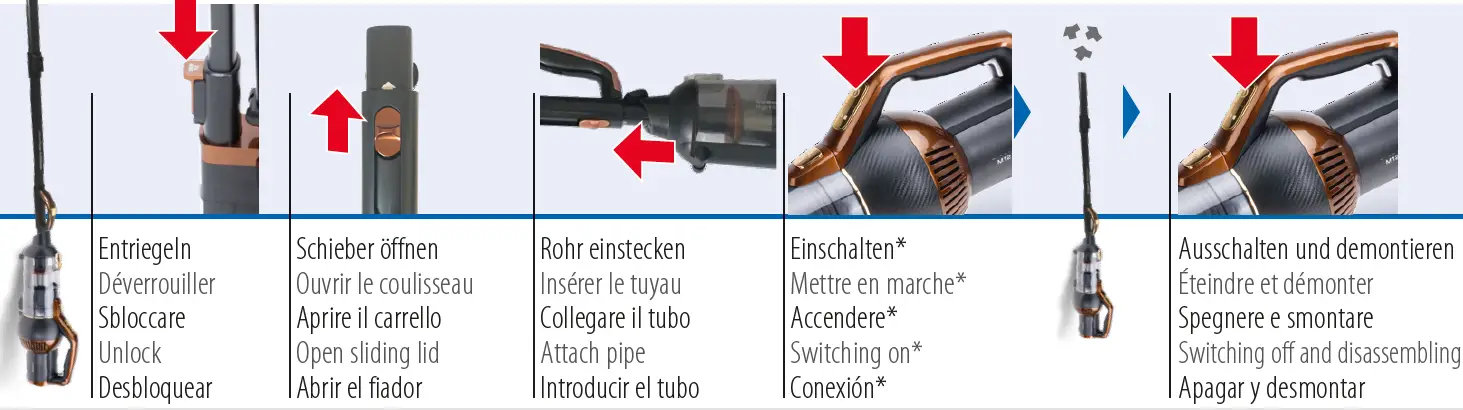 Trisa 9503.59, 9503.41 Upright Vacuum Cleaner 12