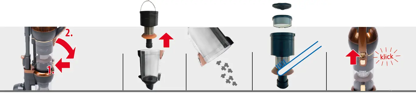 Trisa 9503.59, 9503.41 Upright Vacuum Cleaner 16