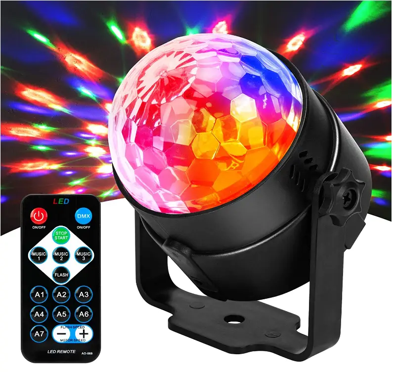 JYX Sound Activated Party Lights