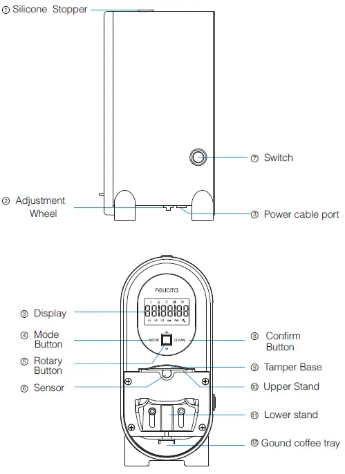 FELICITA Oval Fully Automatic Coffee Tamper-1