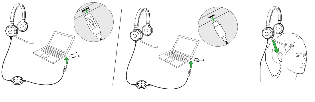 Jabra Evolve 20 -20SE headset