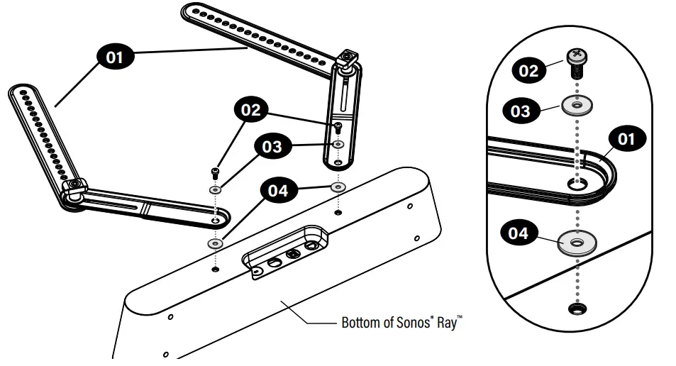 SANUS-051WSSAFM1-Soundbar-Mount-for-Sonos-Ray-FIG-8