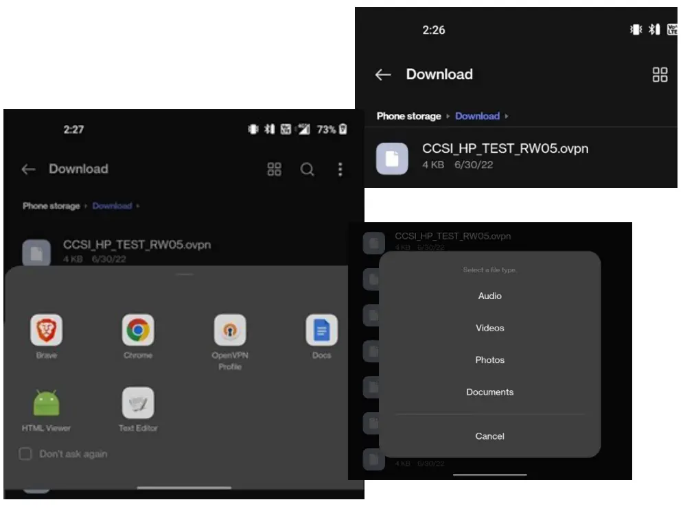 Apps OpenVPN Connect App-fig4