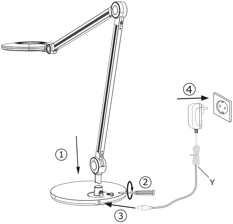 LeuchtenDirekt NIKLAS LED Table Lamp - Figure 3