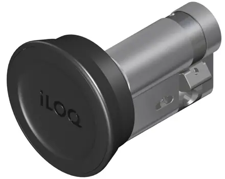 iLOQ D50S.511.SB Europrofile Half Cylinder with Adjustable Cam