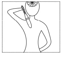 vivaDia K106 Long Handle Silicone Massage Bath Brush 10