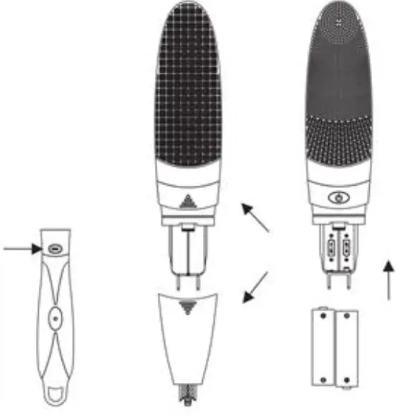 vivaDia K106 Long Handle Silicone Massage Bath Brush 5