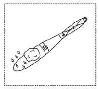 vivaDia K106 Long Handle Silicone Massage Bath Brush 9