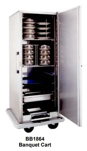 CARTER-HOFFMANN ST1811 Heated Banquet and Transport Carts Owner's Manual - Banquet Cart