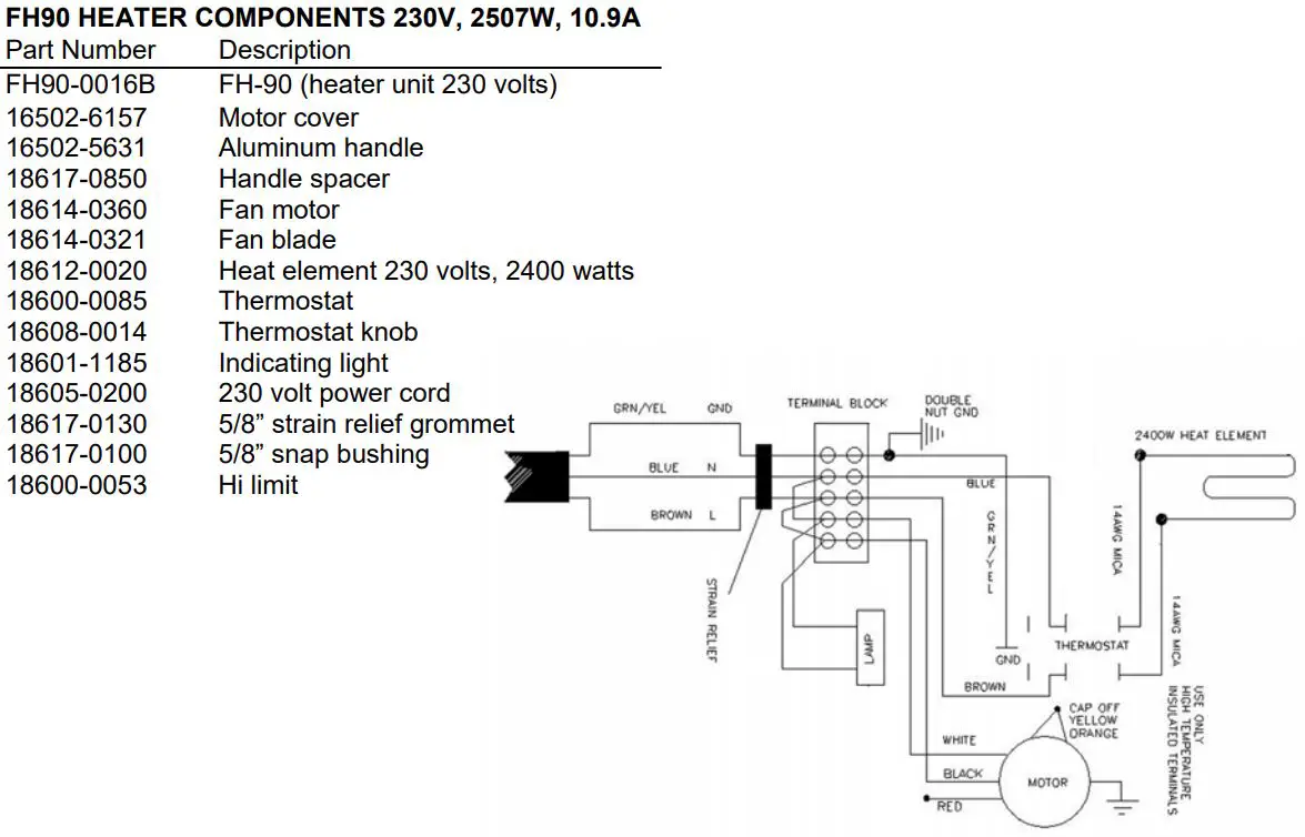 CARTER-HOFFMANN ST1811 Heated Banquet and Transport Carts Owner's Manual - REPLACEMENT PARTS & WIRING DIAGRAMS